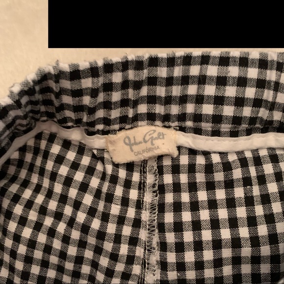 COPY - Brandy Melville gingham trouser pants Tilden straight leg printed pants - Picture 10 of 11